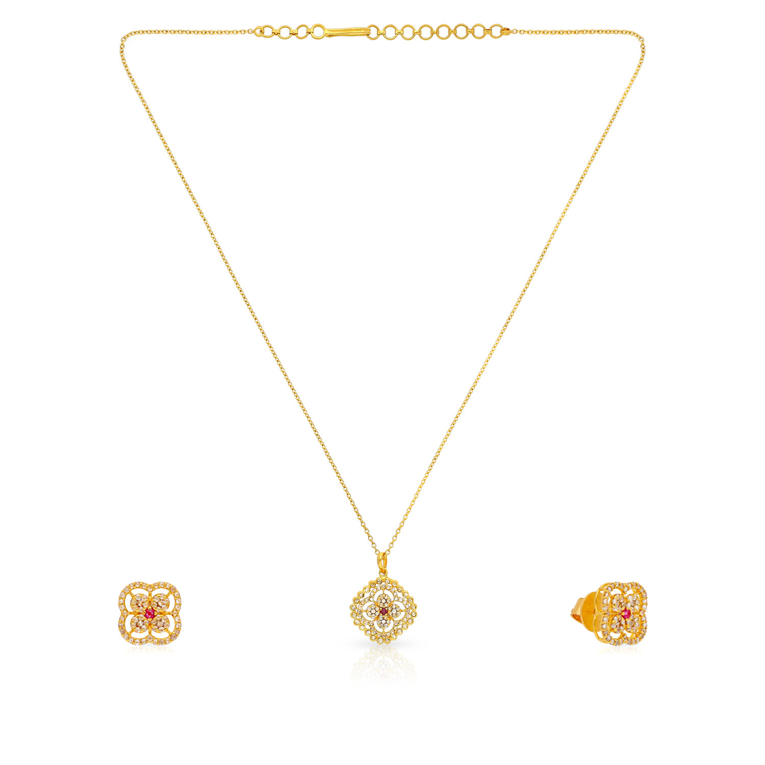 Era Uncut Diamond Pendant Set PSEGNPRE057PN5