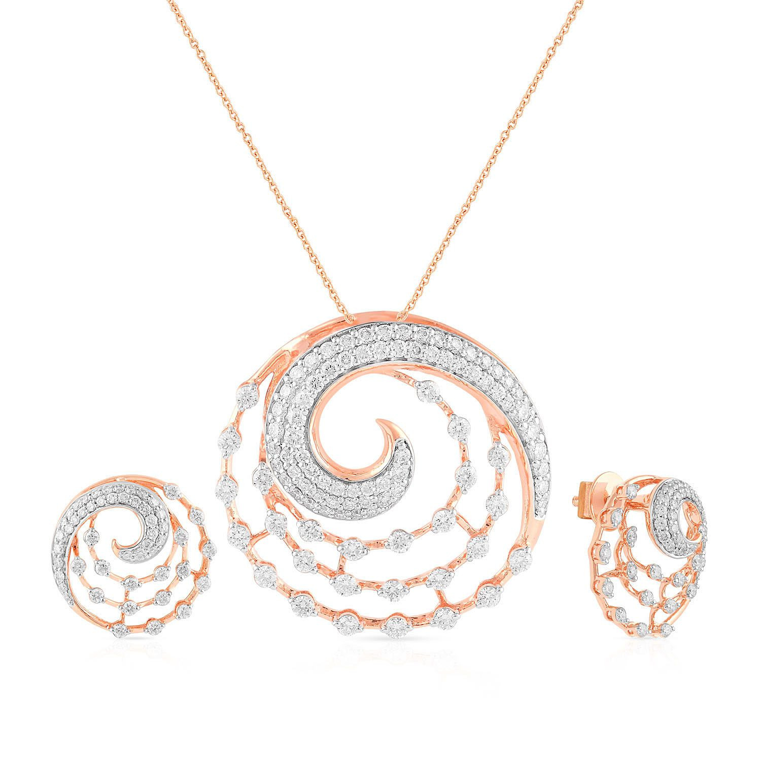 Mine Diamond Pendant Set PSMZIAZIA006PN5