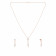 Mine Diamond Necklace Set NSMZOGEN002NK2