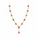 Precia Gemstone Necklace Set NSPJVYGEN013NK2