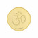 916 Purity 8 Grams Laxmi Om Gold Coin MGLO916P008G
