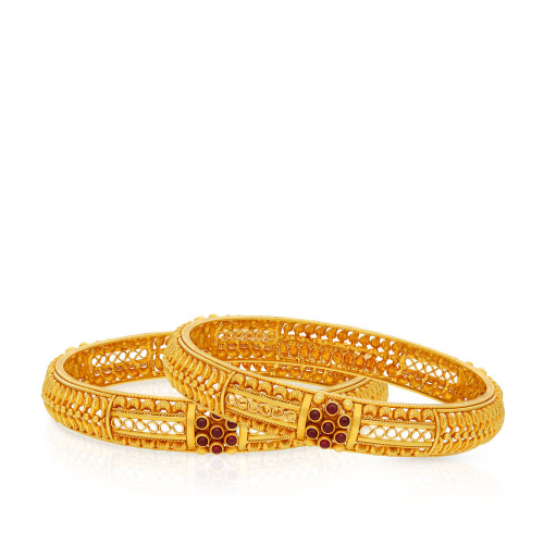 Divine Gold Bangle Set BSBG0438180