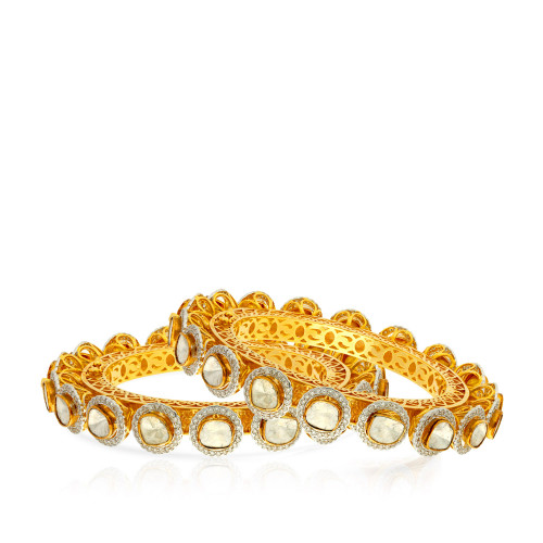 Era Uncut Diamond Bangle Set BSEVZBDL001BN8_A