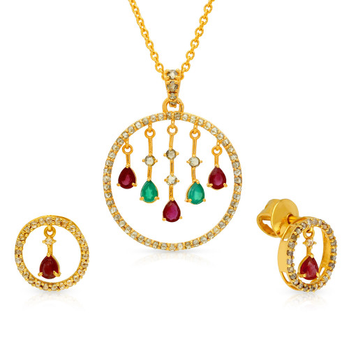 Era Uncut Diamond Pendant Set PSERGGEN621PN5