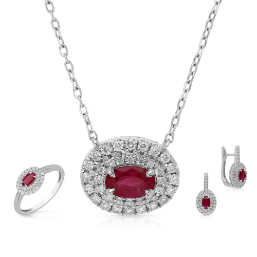 Mine Diamond Pendant Set PSMPVBSPR039PN6