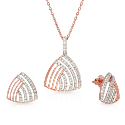 Mine Diamond Pendant Set PSMRGGEN1708PN5