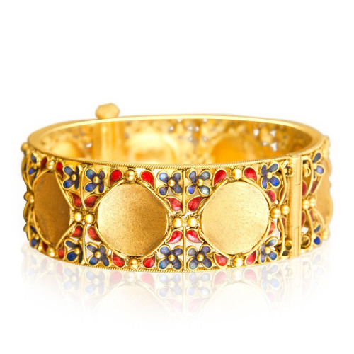 Karnataka kannadiga Malabar Gold Antique Kettu Bale CBG0518TC