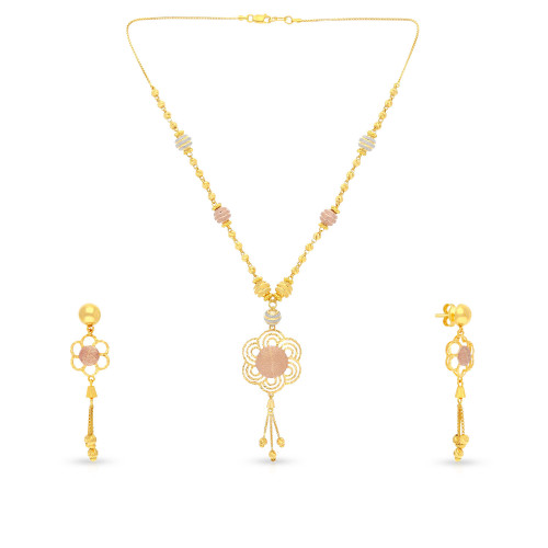 Malabar Gold Necklace Set NSNVNKBL001