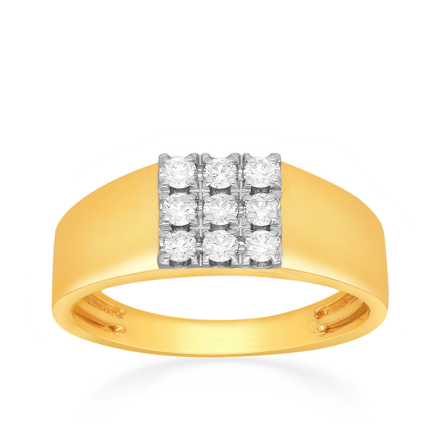 MALABAR GOLD & DIAMONDS Mine Diamond Ring MBRG10016 18kt Diamond Rose Gold  ring Price in India - Buy MALABAR GOLD & DIAMONDS Mine Diamond Ring  MBRG10016 18kt Diamond Rose Gold ring online