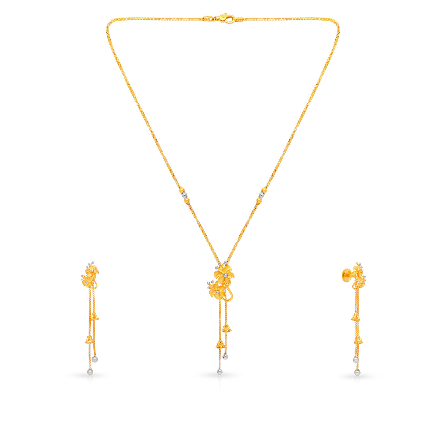 Simple gold set with on sale price