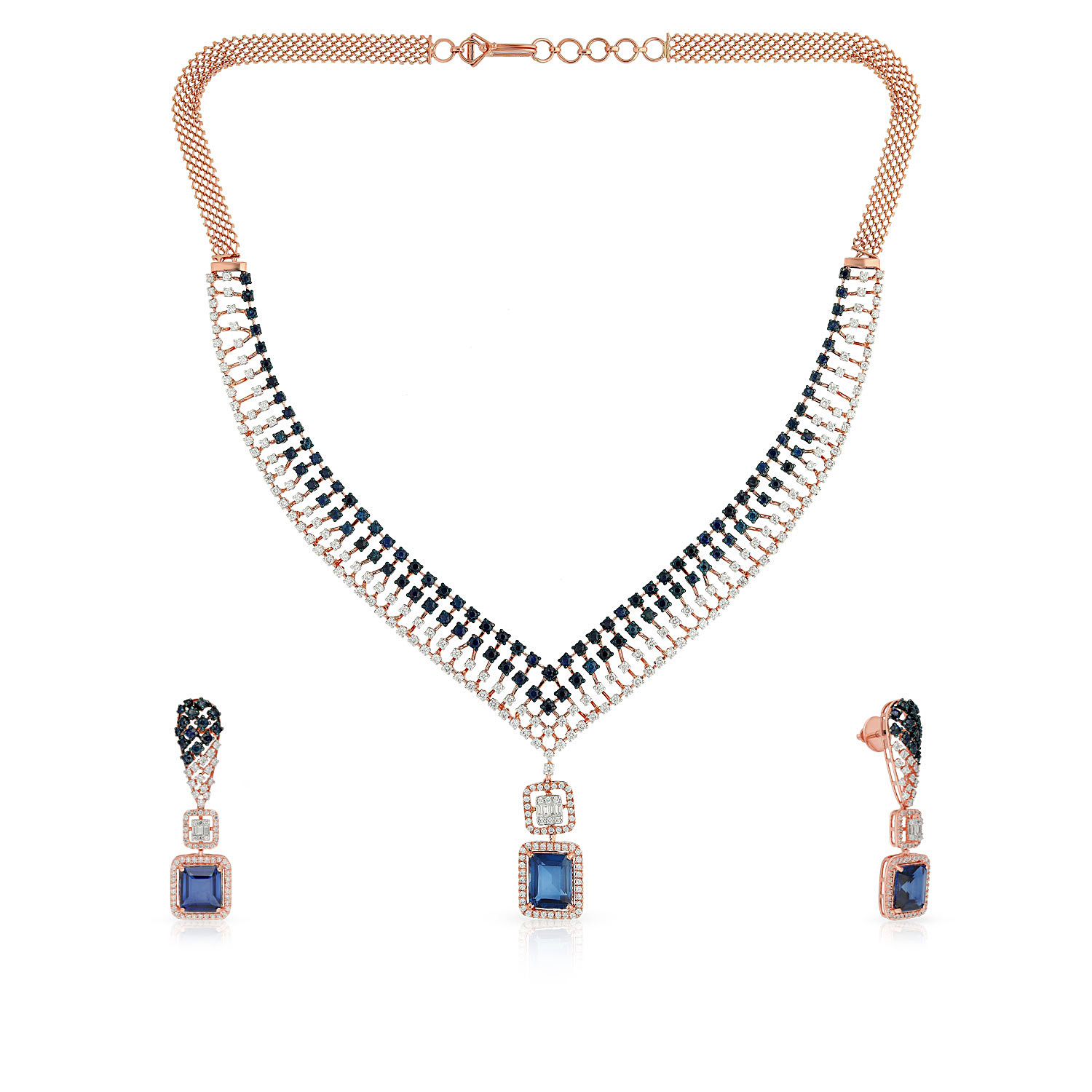 Diamond necklace in malabar shop