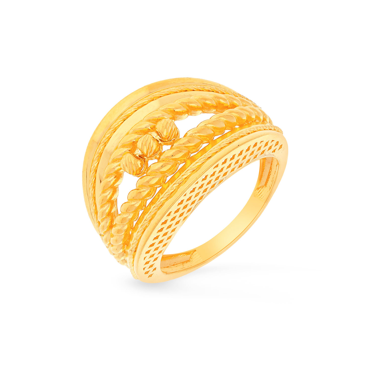 Buy Malabar Gold 22 KT Gold Casual Ring for Men Online