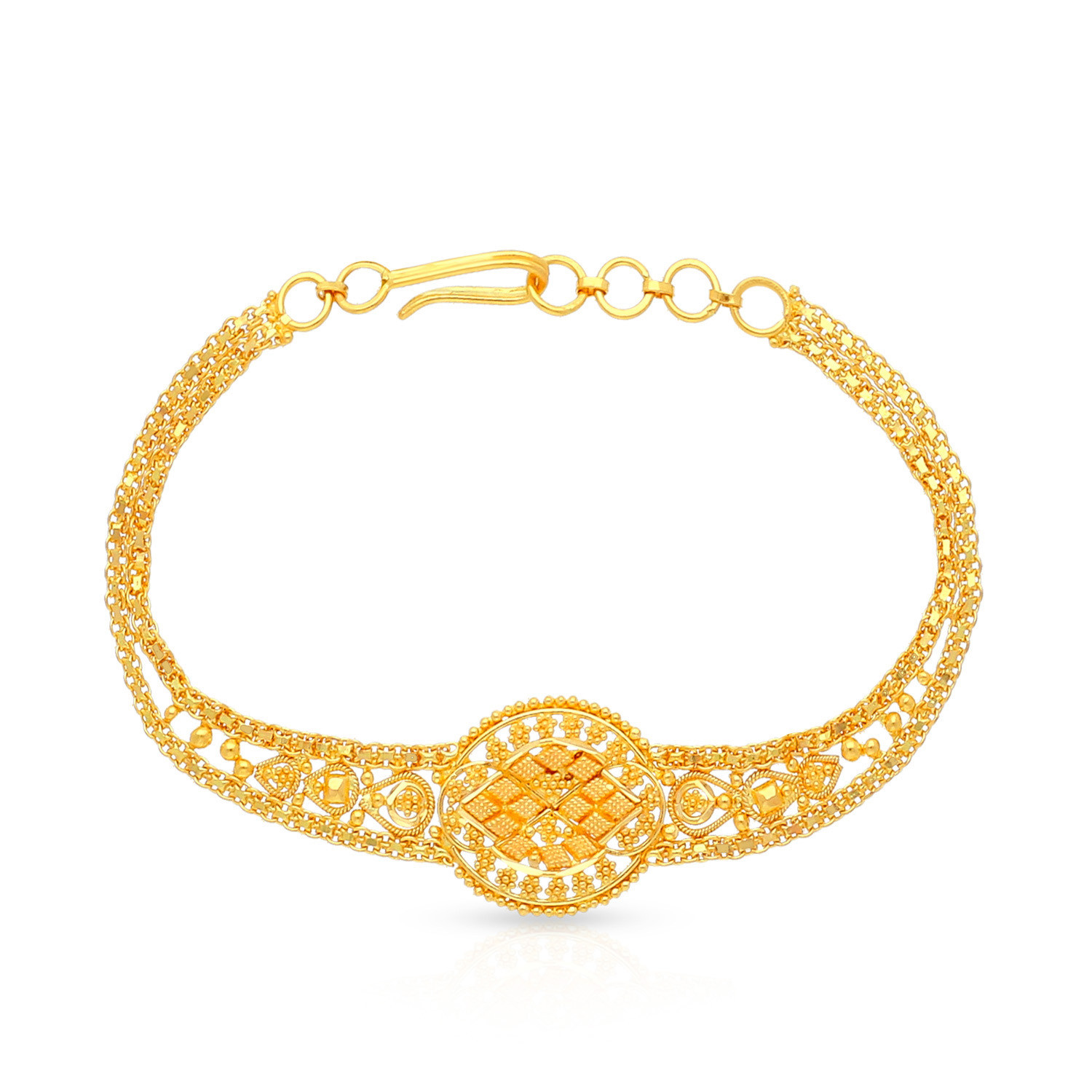 Buy MALABAR GOLD AND DIAMONDS Womens Gold Bracelet SKYBR123 | Shoppers Stop