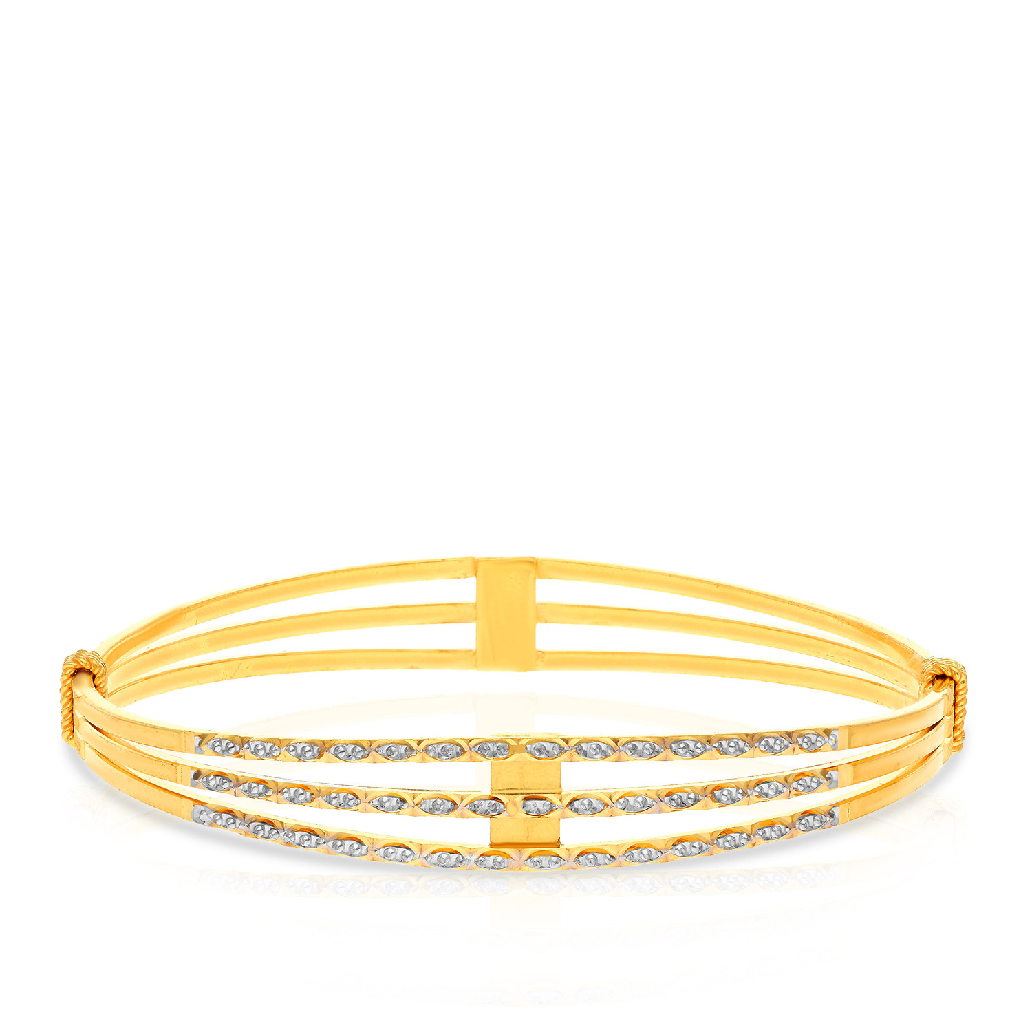 Single bangle design on sale in malabar gold