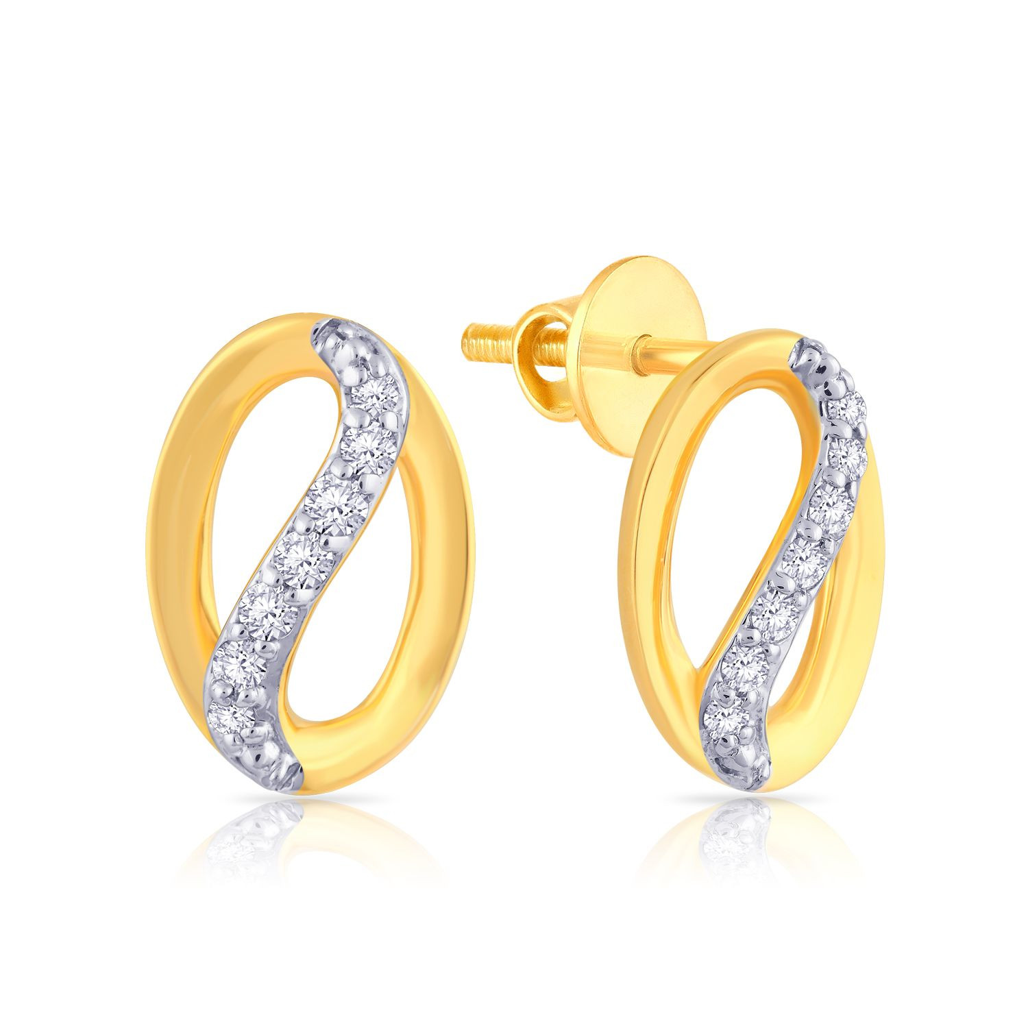 Buy Mine Diamond Earring ER171449 for Men & Women Online | Malabar Gold ...