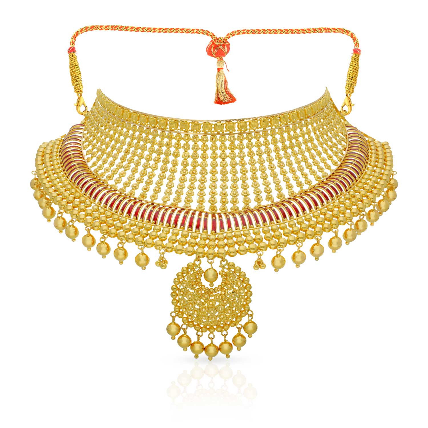 gold choker necklace malabar