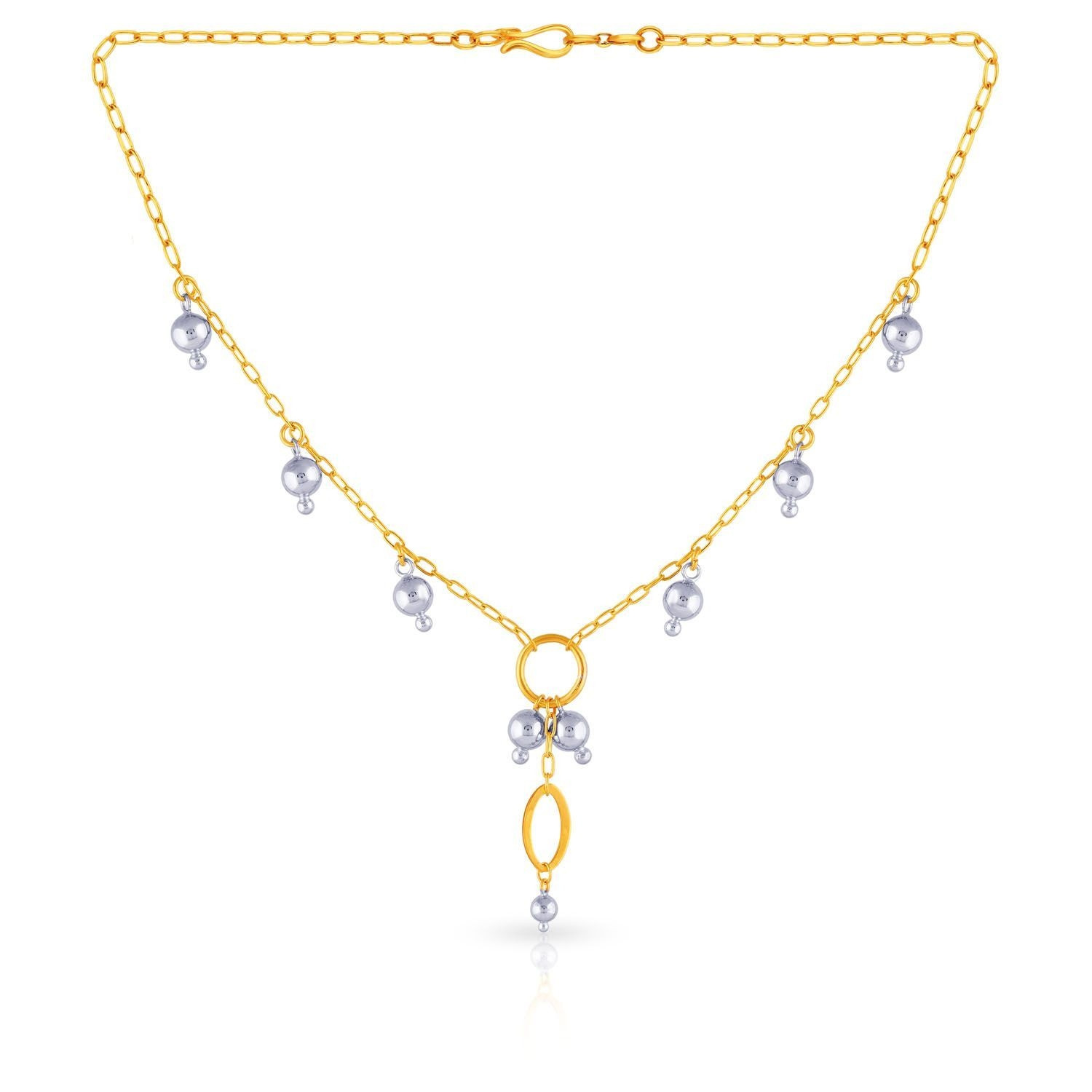 Simple diamond store necklace malabar gold