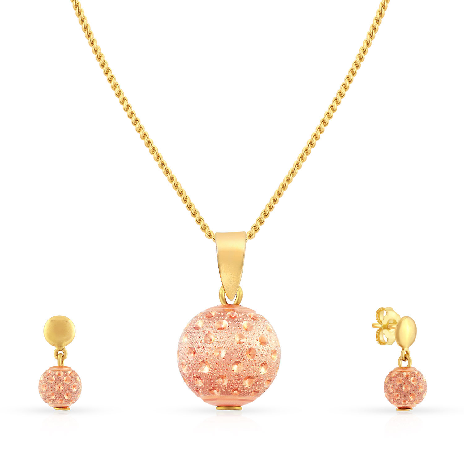 new design gold small pendant sets