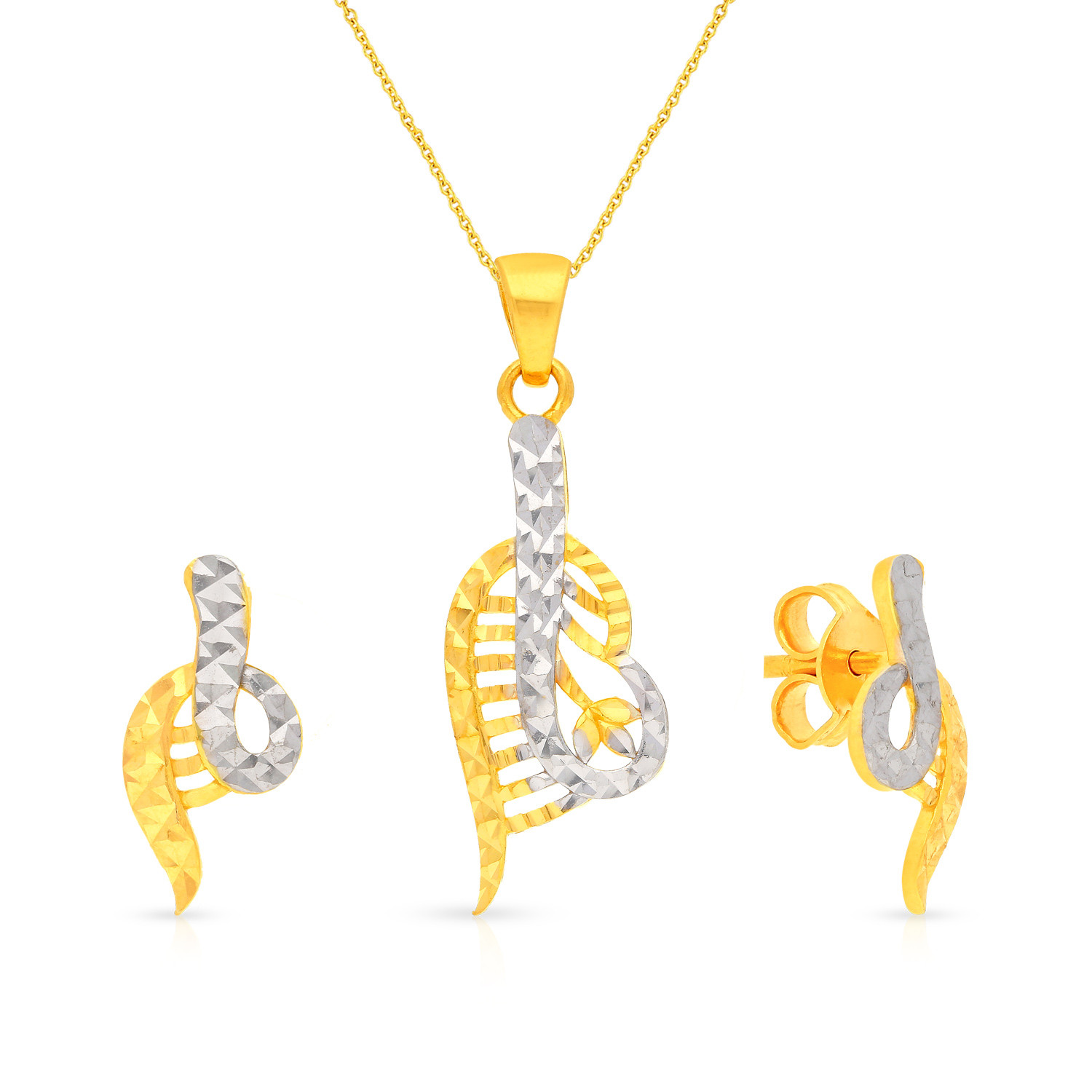 Diamond pendant set hot sale malabar gold