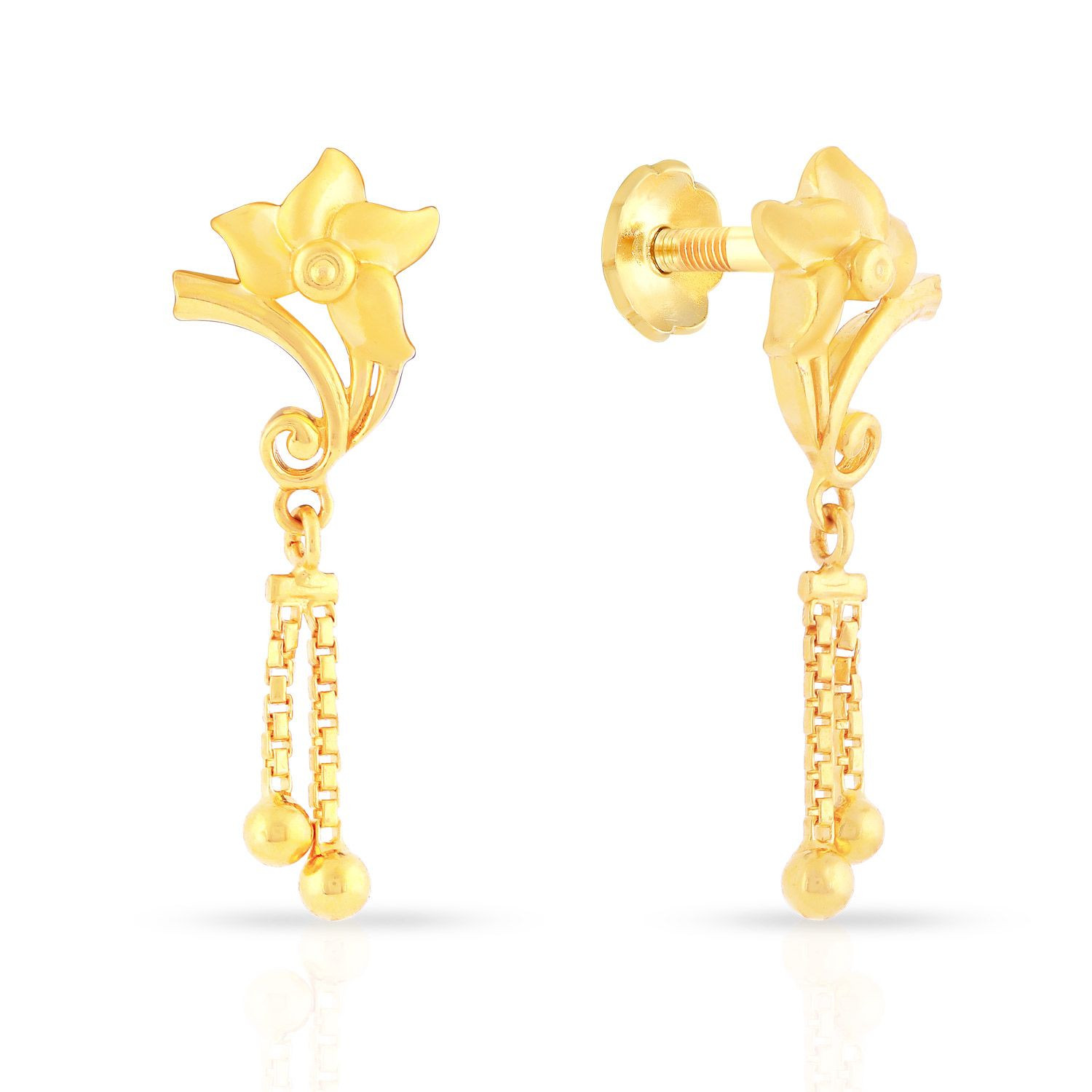 Buy Starlet Gold Earring ERKDDZSG016 for Kids Online  Malabar Gold   Diamonds