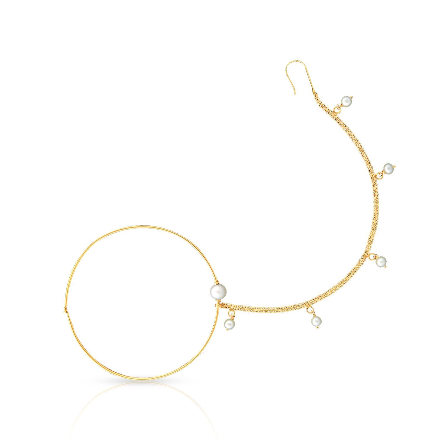 Buy Rajasthani Rajput Malabar Gold Nath TTRDBT00109 for Women Online Malabar Gold Diamonds