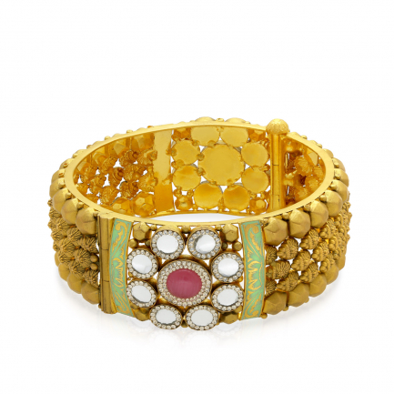 Ethnix Gold Bangle BNANC10855