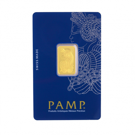 Suisse Pamp 999.9 Purity 5 Grams Gold Bar MGSP999P005G