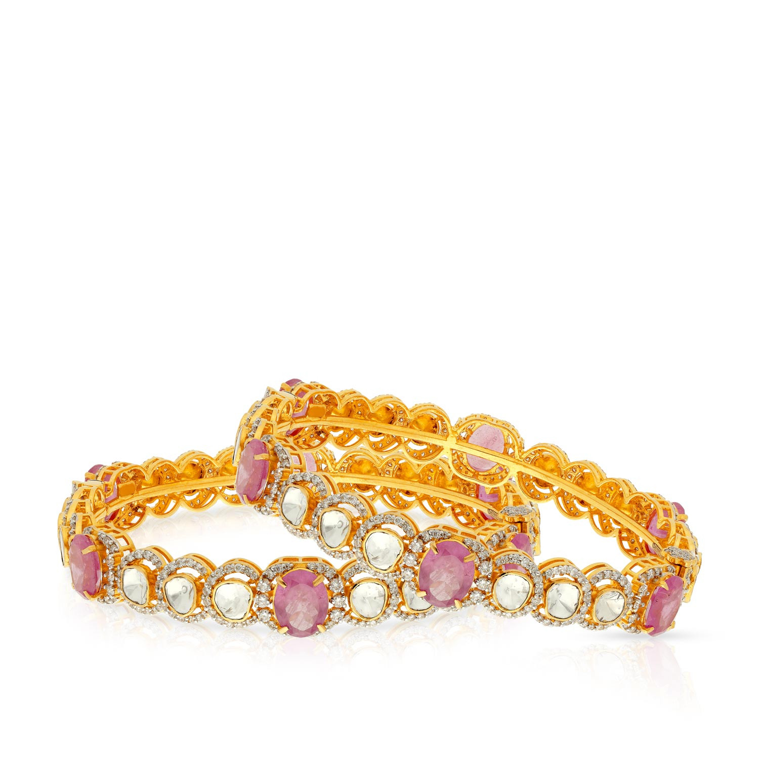Era Uncut Diamond Bangle Set BSEVZGEN044BN8