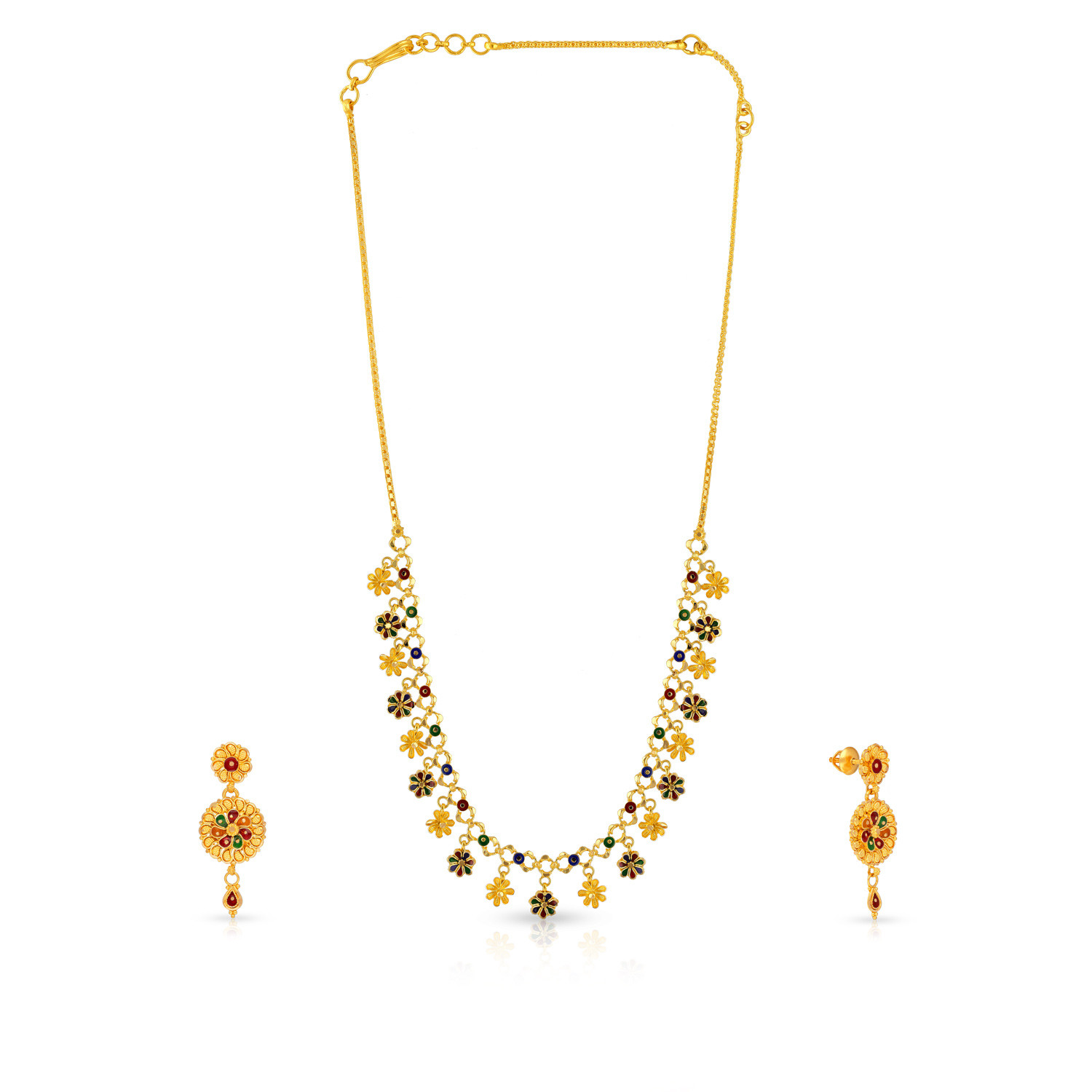 Malabar Gold Necklace Set NSNKCOS73725
