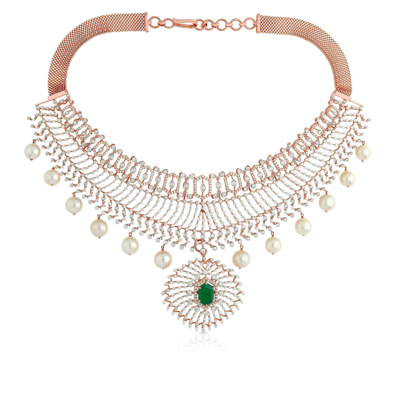Mine Diamond Necklace MRGBDL241NK2