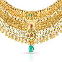 Andhra Reddy Malabar Gold Kanta Abushanam CNK0221AN