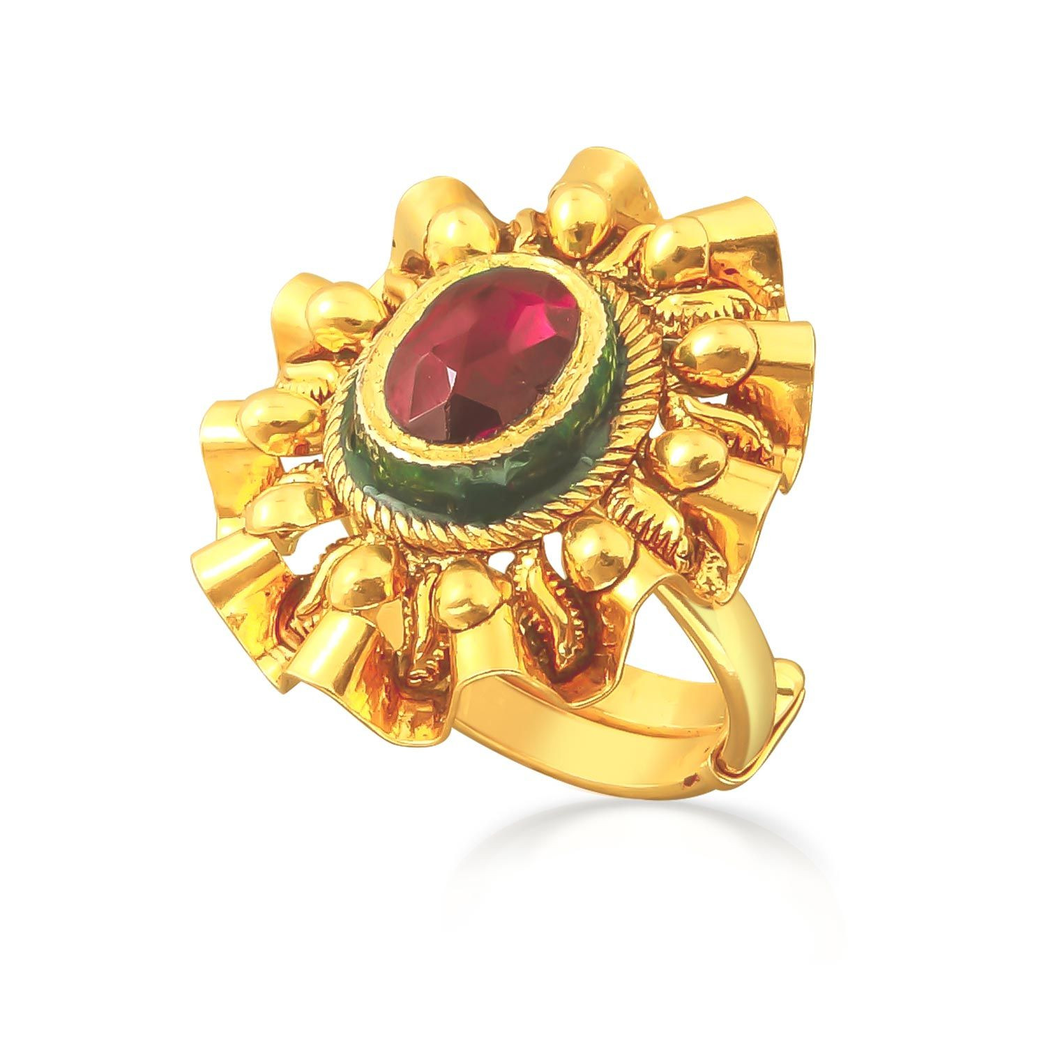 Uttar Pradesh Malabar Gold Kundan Anguthi FANQBIS01057