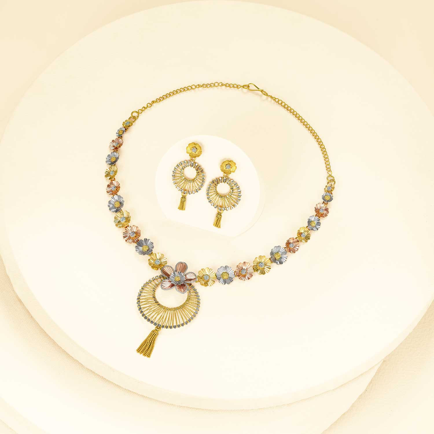 Malabar Gold Necklace Set NSFRNKSHRD013