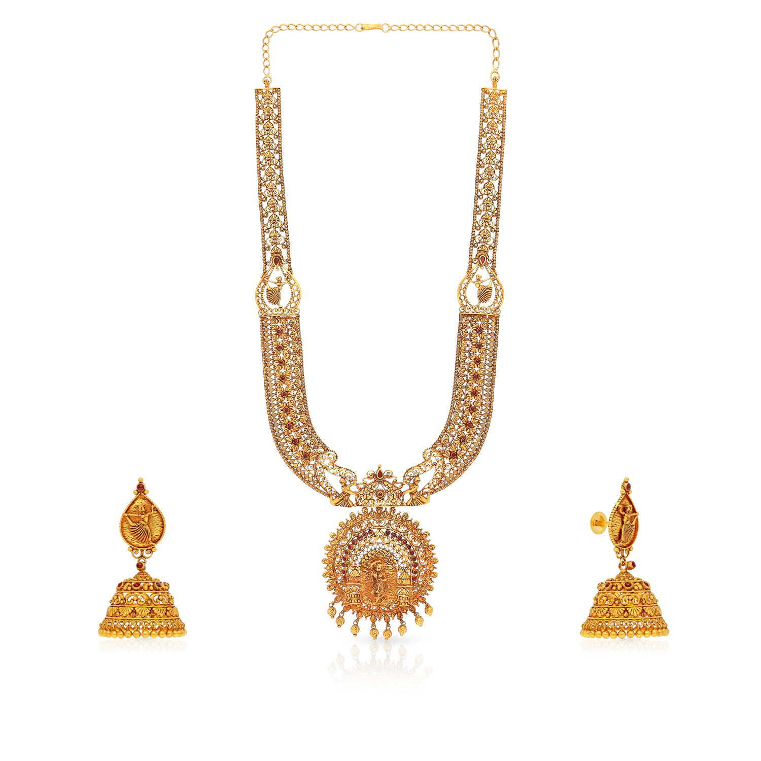 Divine Gold Necklace Set NSNKNTA10005