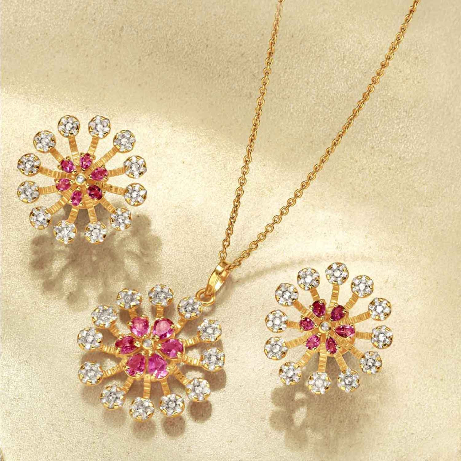 Era Uncut Diamond Pendant Set PSEGNREG241PN5