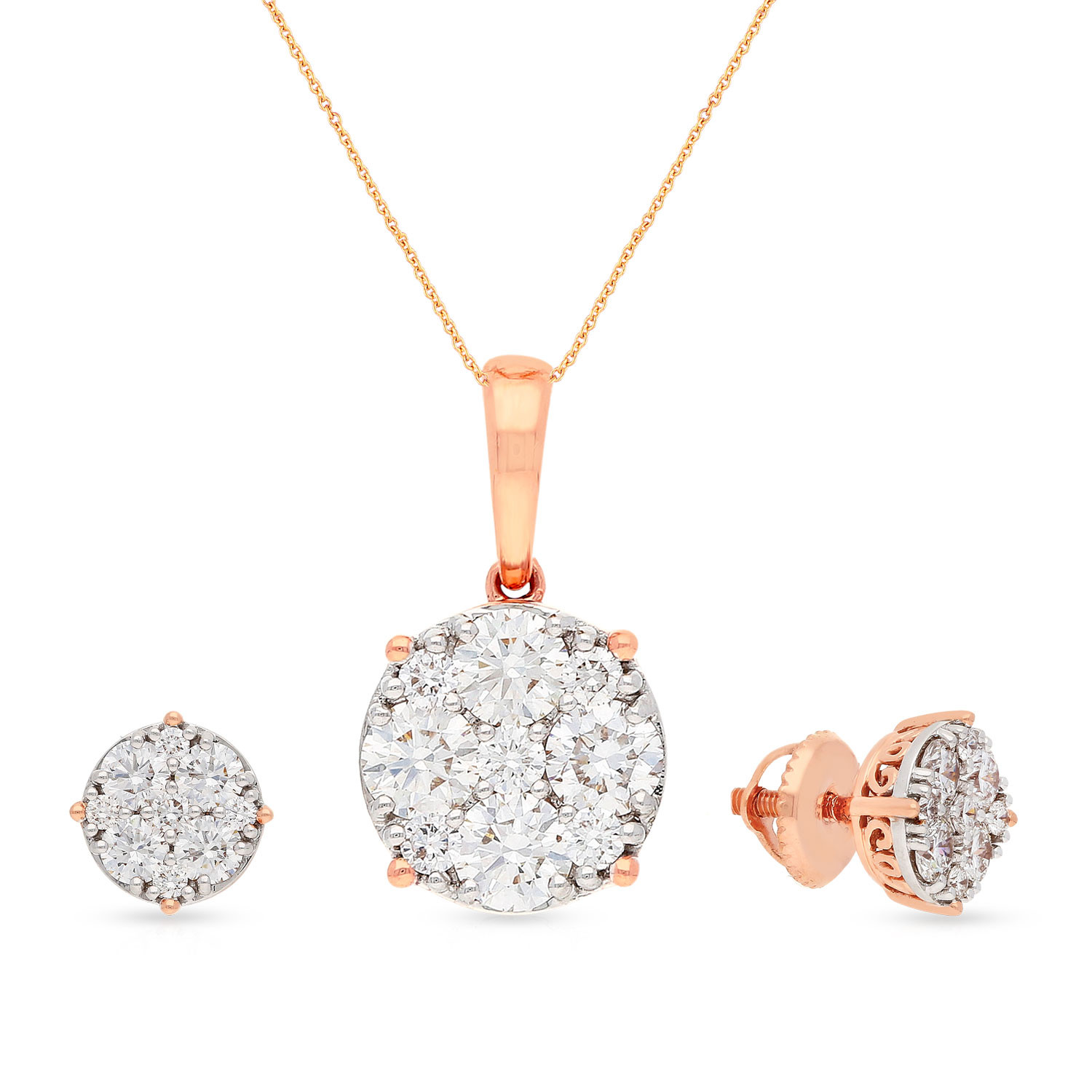 Mine Diamond Pendant Set PSMGNCLT010PN6