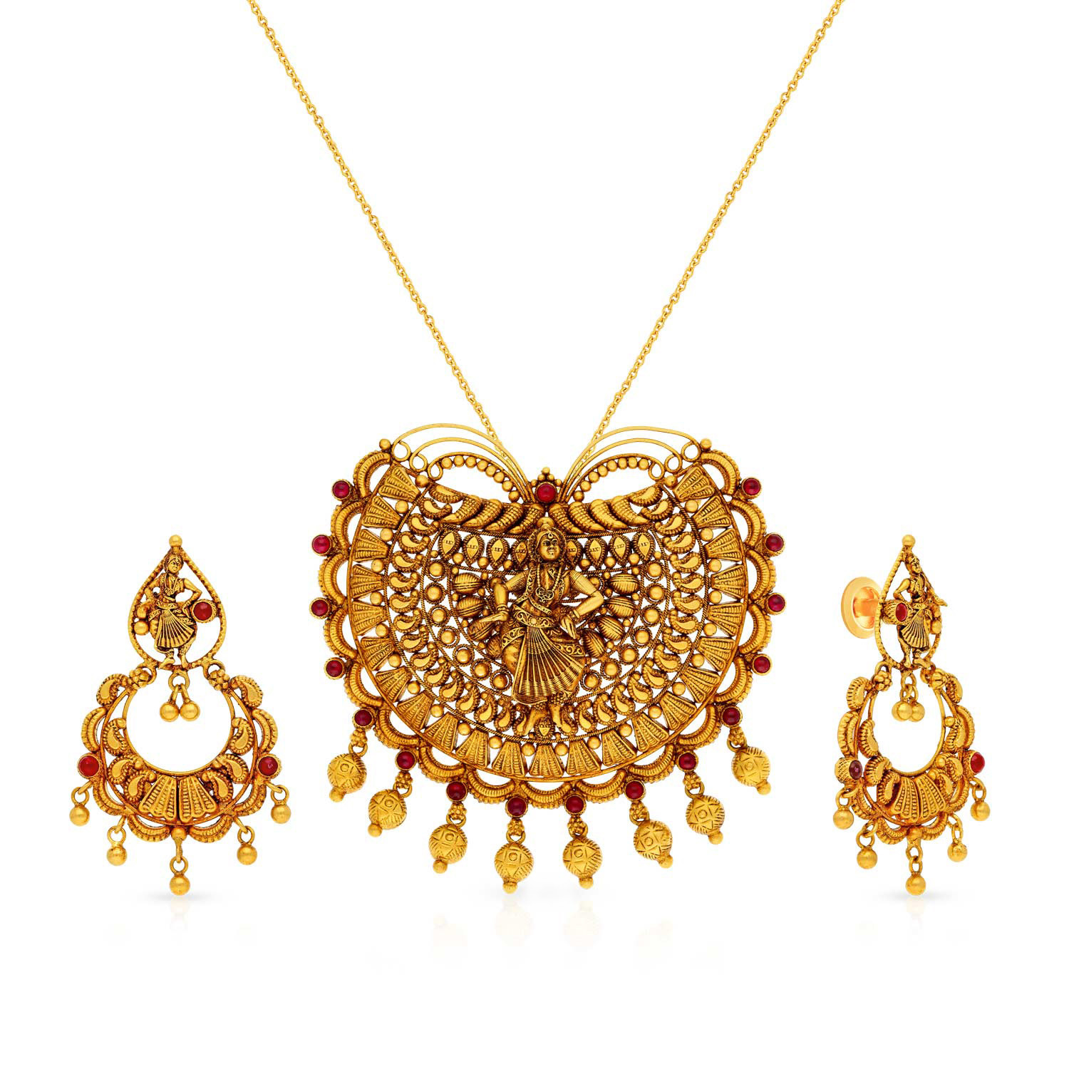 Divine Gold Pendant Set PSPDNTA10005