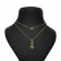 Precia Gemstone Necklace Set NSPJVYGEN011NK2