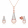 Mine Diamond Pendant Set PSMZOZOU027PN5