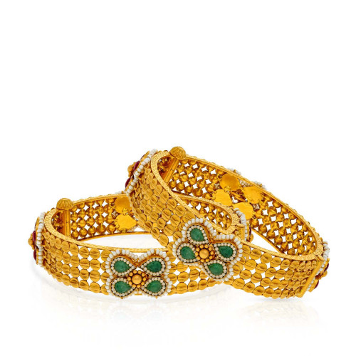 Ethnix Gold Bangle Set BSBG1835243
