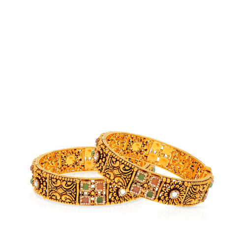 Ethnix Gold Bangle Set BSBG2686453