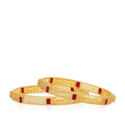 Malabar Gold Bangle Set BSUSBNBNANS10200
