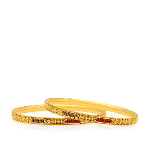 Malabar Gold Bangle Set BSUSBNBNCOS15447