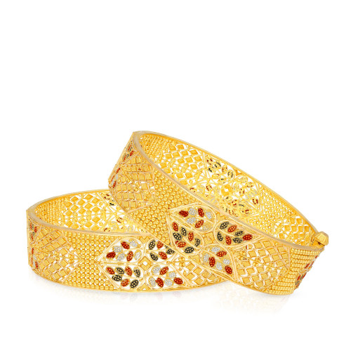 Malabar Gold Bangle Set BSBNCOS44275
