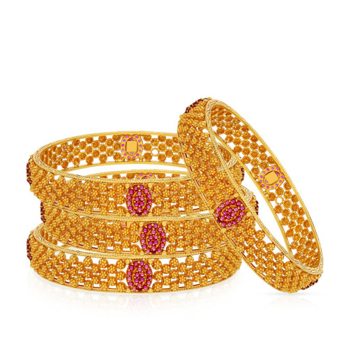 Divine Gold Bangle Set BSUSBG0610367