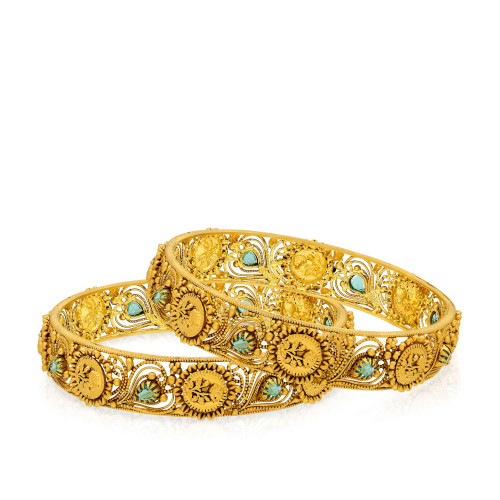 Ethnix Gold Bangle Set BSUSBNANC45348
