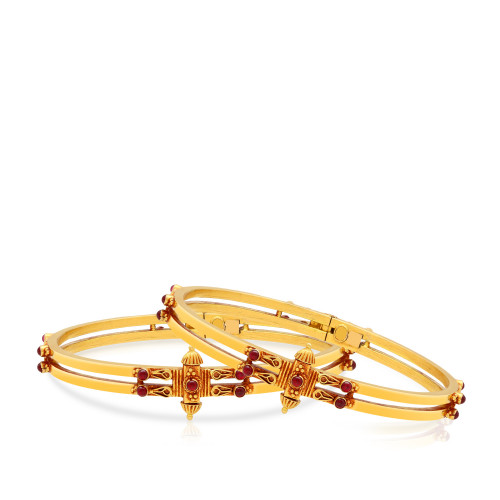 Divine Gold Bangle Set BSUSBNCHT10318