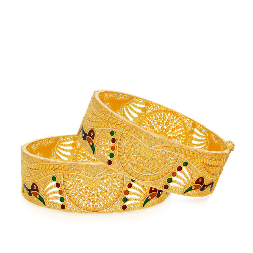 Malabar Gold Bangle Set BSUSBNCOS15092