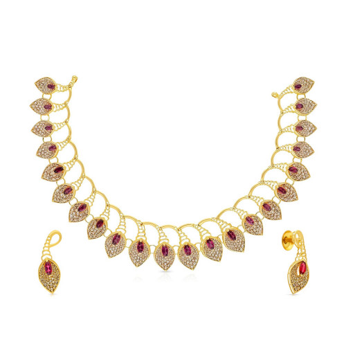 Era Uncut Diamond Necklace Set NSUSEUVYGEN013NK2