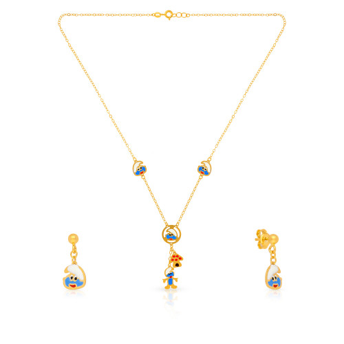 Starlet Gold Necklace Set NSSLNK013_A